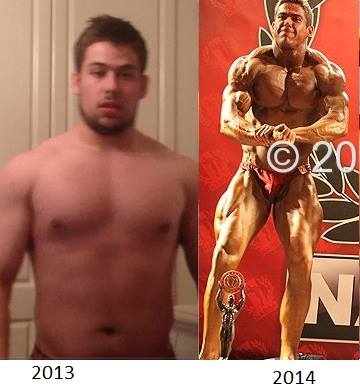 1 year teen bodybuilding transformation